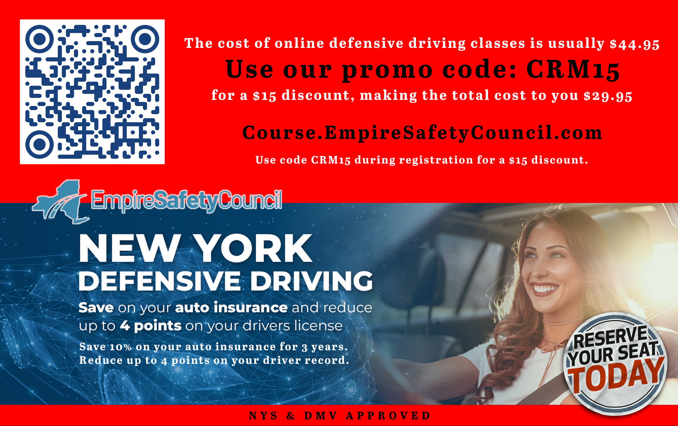 defensive driving class discount code - Empire Safety Council